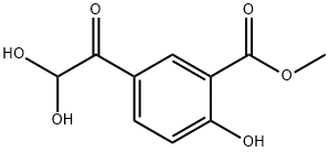3-CARBOMETHOXY-4-HYDROXYPHENYLGLYOXAL HYDRATE Struktur