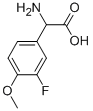 AMINO-(3-FLUORO-4-METHOXY-PHENYL)-ACETIC ACID price.