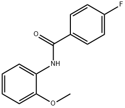4-Fluoro-N-(2-Methoxyphenyl)benzaMide, 97% Struktur