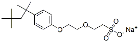 sodium 2-[2-[4-(1,1,3,3-tetramethylbutyl)phenoxy]ethoxy]ethanesulphonate