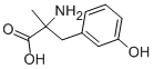 Α-METHYL-DL-M-TYROSINE Struktur