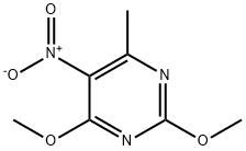 5-nitro-2,4-dimethoxy-6-methylpyrimidine 結(jié)構(gòu)式