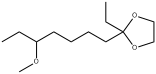 2-Ethyl-2-(5-methoxyheptyl)-1,3-dioxolane Struktur
