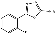 5-(2-FLUOROPHENYL)-1,3,4-OXADIAZOL-2-AMINE Struktur