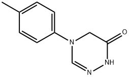 1,2,4-TRIAZIN-6(1H)-ONE, 4,5-DIHYDRO-4-(4-METHYLPHENYL)- Struktur