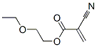 2-Ethoxyethyl 2-cyano-2-propenoate Struktur
