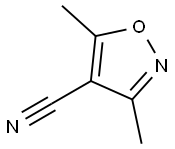 3,5-DIMETHYL-4-ISOXAZOLECARBONITRILE 結(jié)構(gòu)式