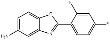 2-(2,4-difluorophenyl)-1,3-benzoxazol-5-amine Struktur