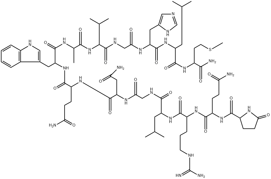 5-オキソ-L-Pro-L-Gln-L-Arg-L-Leu-Gly-L-Asn-L-Gln-L-Trp-L-Ala-L-Val-Gly-L-His-L-Leu-L-Met-NH2 price.