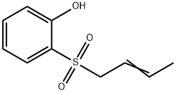 2-(2-Butenylsulfonyl)phenol Struktur
