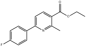 ETHYL 6-(4-FLUOROPHENYL)-2-METHYLPYRIDINE-3-CARBOXYLATE price.