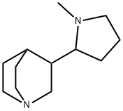 8-(1-methylpyrrolidin-2-yl)-1-azabicyclo[2.2.2]octane Struktur