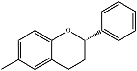 2H-1-Benzopyran,3,4-dihydro-6-methyl-2-phenyl-,(2S)-(9CI) Struktur