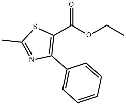 ETHYL 2-METHYL-4-PHENYL-1,3-THIAZOLE-5-CARBOXYLATE Struktur