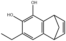 1,4-Methanonaphthalene-5,6-diol, 7-ethyl-1,4-dihydro- (8CI) Struktur