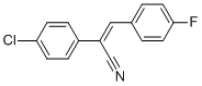(Z)-2-(4-クロロフェニル)-3-(4-フルオロフェニル)アクリロニトリル 塩化物 化學(xué)構(gòu)造式