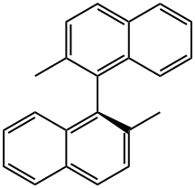 (S)-2,2'-二甲基-1,1'-聯(lián)萘 結(jié)構(gòu)式