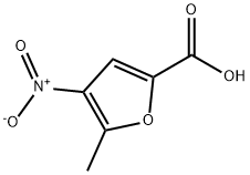 5-Methyl-4-nitro-2-furancarboxylic acid Struktur