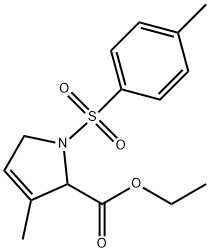 1H-PYRROLE-2-CARBOXYLIC ACID, 2,5-DIHYDRO-3-METHYL-1-[(4-METHYLPHENYL)SULFONYL]-, ETHYL ESTER Struktur