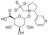 Nicotine-N--glucuronide, Methyl-d3 Struktur