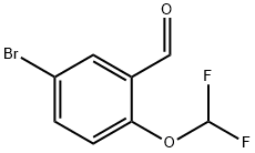 5-BROMO-2-(DIFLUOROMETHOXY)BENZALDEHYD Struktur