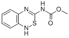 1H-2,1,4-Benzothiadiazine-3-carbamic acid, methyl ester Struktur
