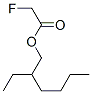 Fluoroacetic acid 2-ethylhexyl ester Struktur