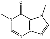 1,7-dihydro-1,7-dimethyl-6H-purin-6-one Struktur