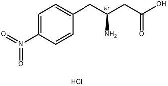 (S)-3-Amino-4-(4-Nitrophenyl)butyric Acid Hydrochloride Struktur