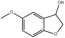 3-Benzofuranol, 2,3-dihydro-5-methoxy- Struktur