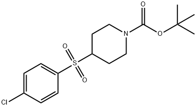 4-(4-CHLORO-BENZENESULFONYL)-PIPERIDINE-1-CARBOXYLIC ACID TERT-BUTYL ESTER price.