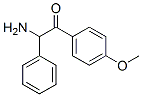 Ethanone,  2-amino-1-(4-methoxyphenyl)-2-phenyl- Struktur