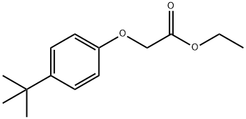 (4-叔丁基苯氧)乙酸乙酯 結(jié)構(gòu)式