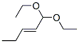 1,1-Diethoxy-2-pentene Struktur