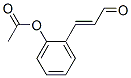 [2-(3-oxoprop-1-enyl)phenyl] acetate Struktur