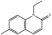 1-ETHYL-6-METHYLQUINOLINE-2-THIONE 結(jié)構(gòu)式