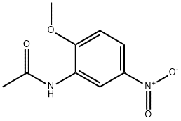 N-(2-methoxy-5-nitrophenyl)acetamide 結(jié)構(gòu)式