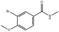 3-bromo-4-methoxy-N-methylbenzamide Structure