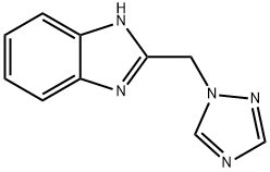 1H-Benzimidazole,2-(1H-1,2,4-triazol-1-ylmethyl)-(9CI) Struktur