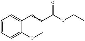ethyl o-methoxycinnamate Struktur