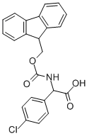 N-FMOC-RS-4-氯苯甘氨酸 結(jié)構(gòu)式