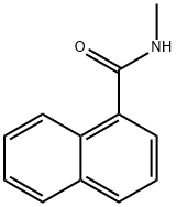 N-Methylnaphthalene-1-carboxamide Struktur