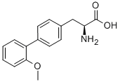 L-2-AMINO-3-(2'-METHOXY-BIPHENYL-4-YL)-PROPIONIC ACID Struktur