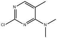 2-氯-N,N,5-三甲基嘧啶-4-胺 結(jié)構(gòu)式