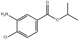 異丙基3-氨基-4-氯苯甲酸酯 結(jié)構(gòu)式