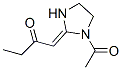 Imidazolidine,  1-acetyl-2-(2-oxobutylidene)-  (9CI) Struktur