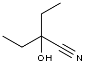 2-乙基-2-羥基丁腈 結構式