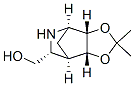4,7-Methano-1,3-dioxolo[4,5-c]pyridine-6-methanol,hexahydro-2,2-dimethyl-,(3aS,4R,6R,7R,7aR)-(9CI) Struktur