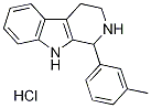 1-(3-methylphenyl)-2,3,4,9-tetrahydro-1H-beta-carboline hydrochloride Struktur