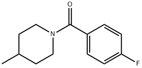 1-(4-Fluorobenzoyl)-4-Methylpiperidine, 97% Struktur